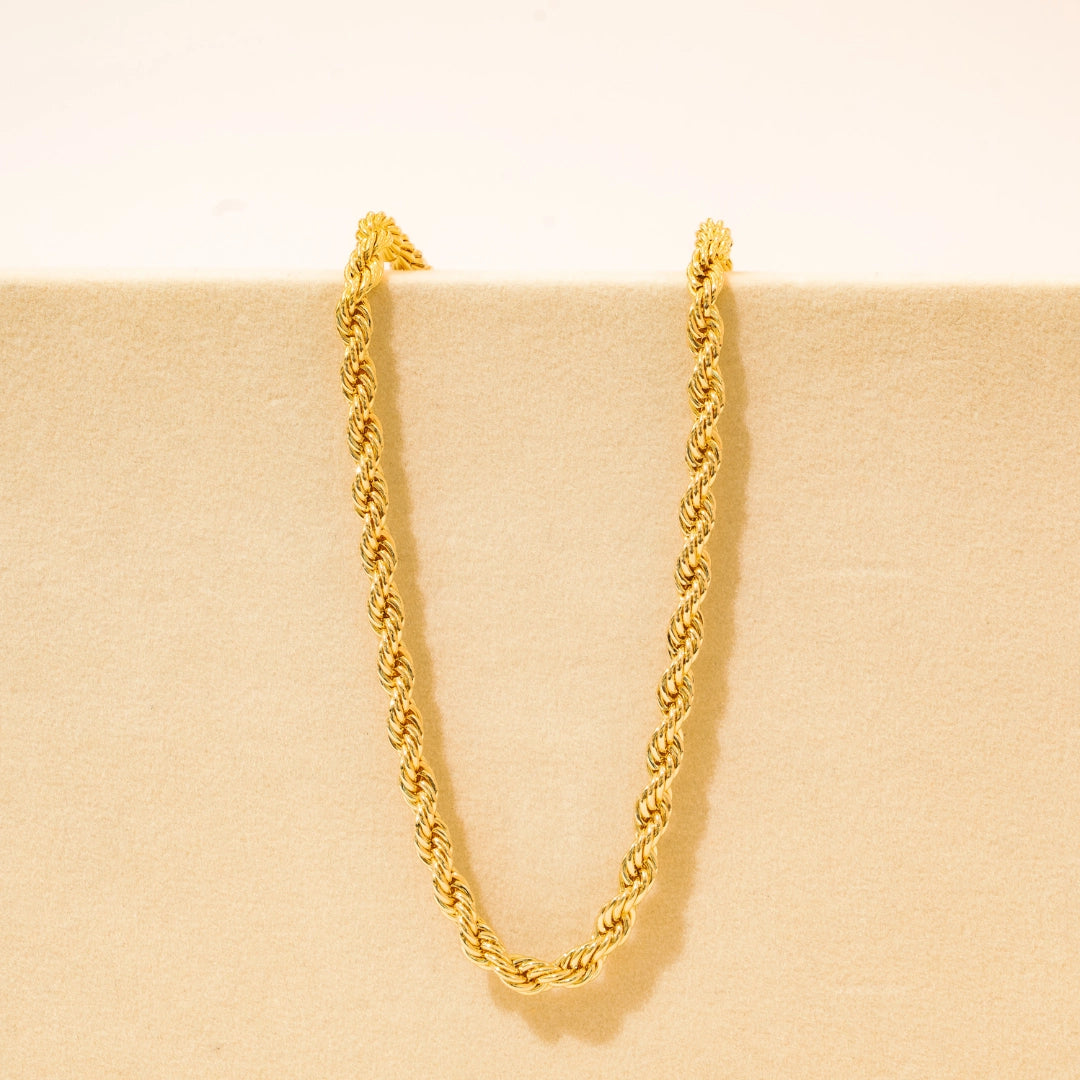 CADENA LAZO - BAÑO DE ORO