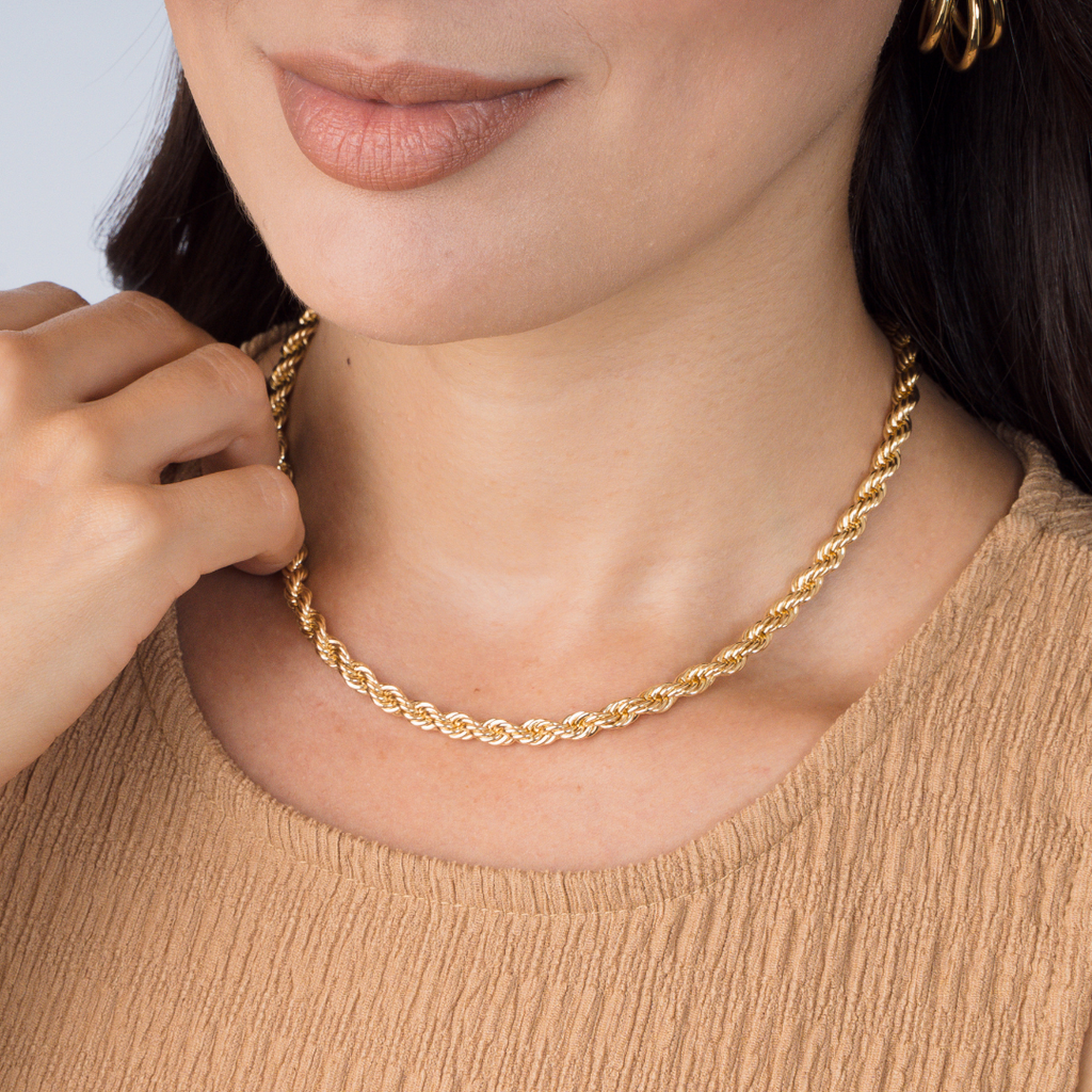 CADENA LAZO - BAÑO DE ORO