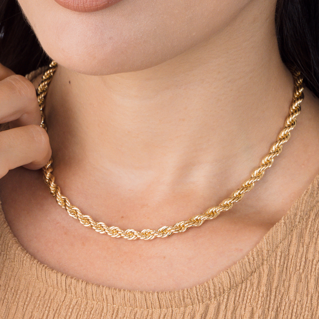 CADENA LAZO - BAÑO DE ORO