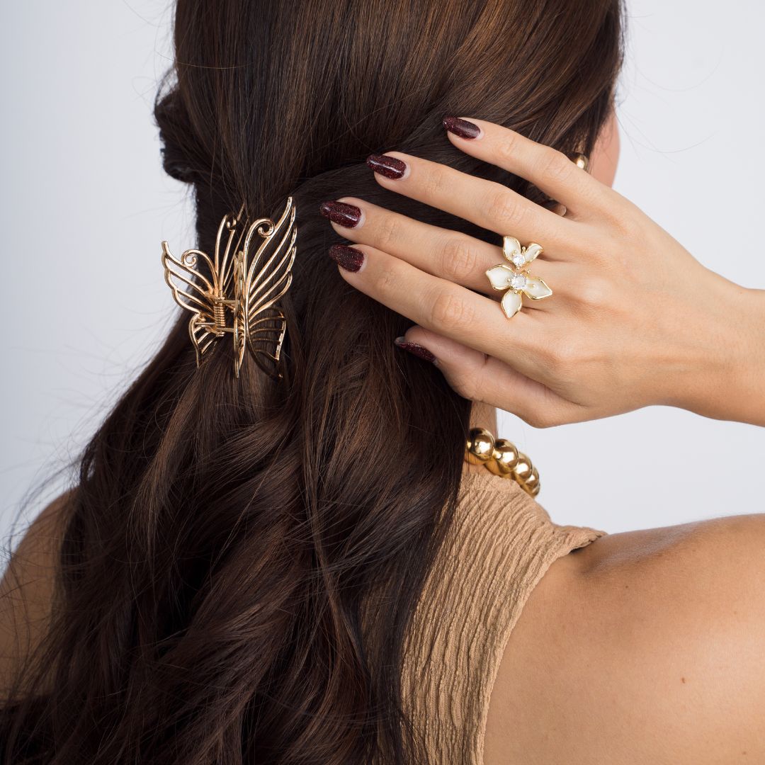Mariposa para el cabello